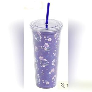 New Vera Bradley Wild Roses  Tumbler #531